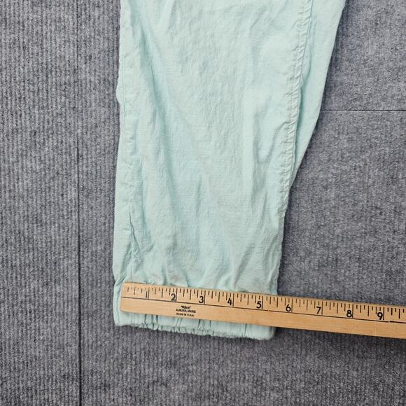 Frank & Eileen Jameson Pants Womens 12 Green Flax Joggers Minimal Summer Classic - Picture 2 of 7